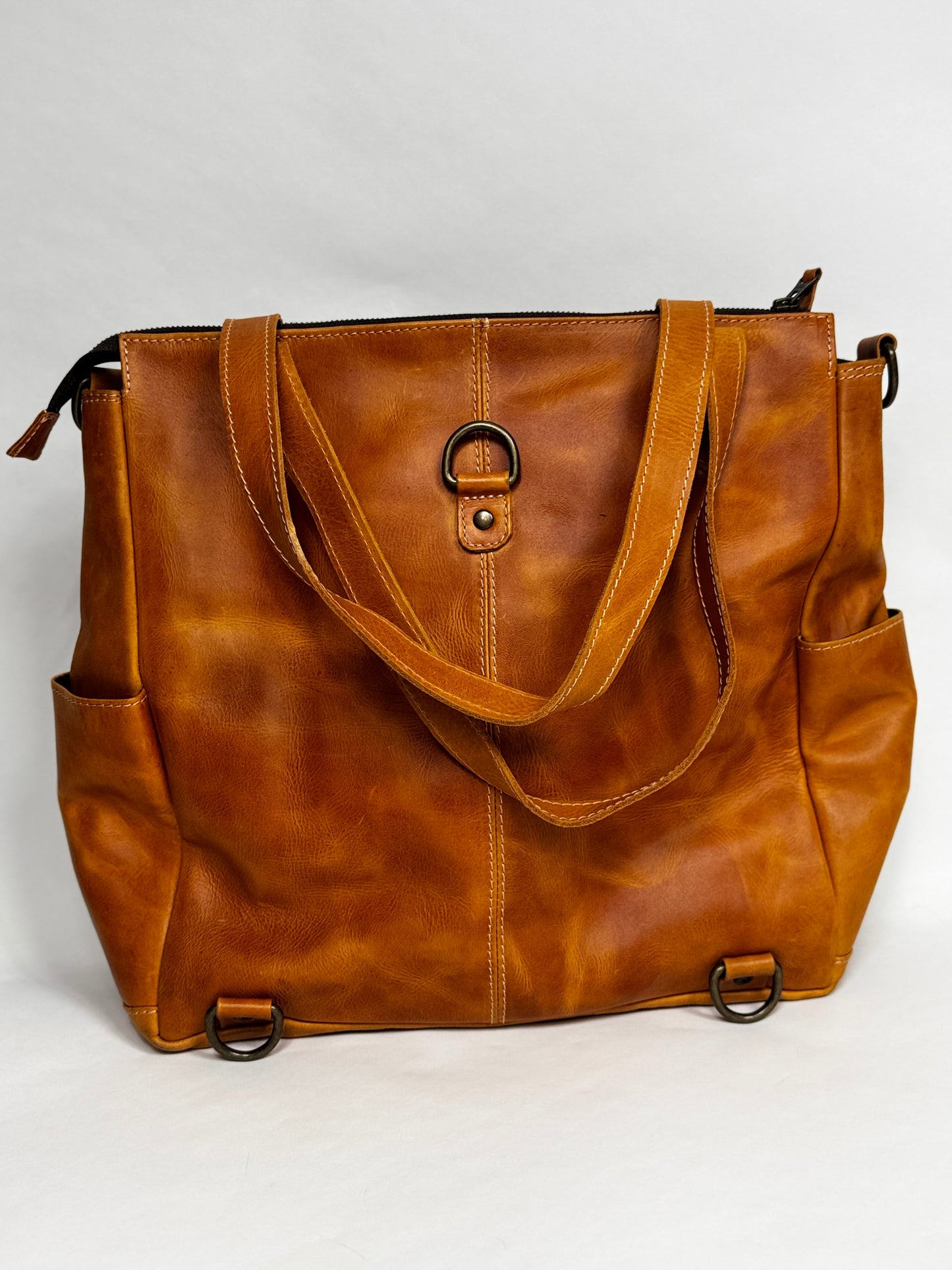 Genuine Leather Diaper Bag