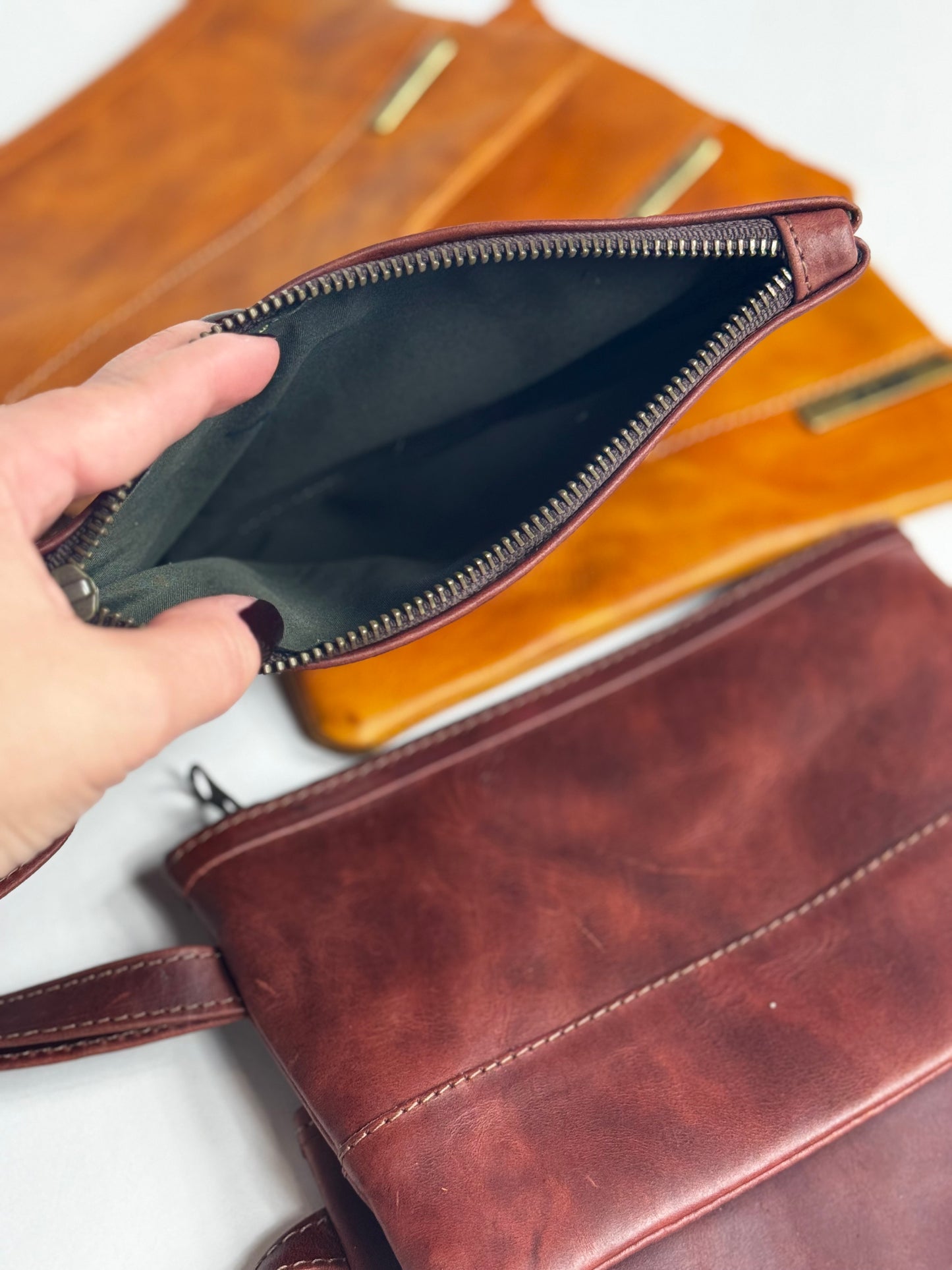 Leather Clutch