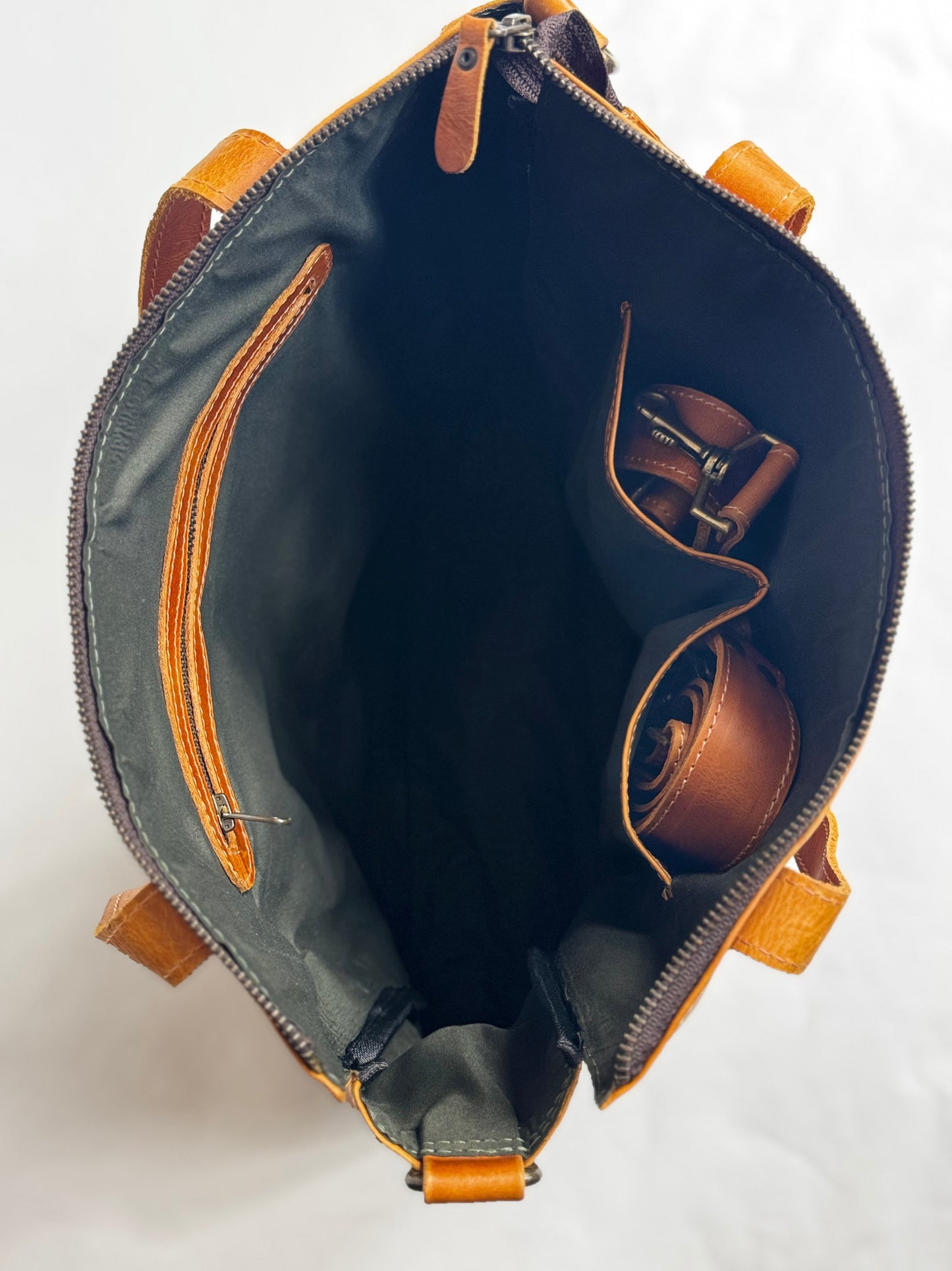 Genuine Leather Diaper Bag